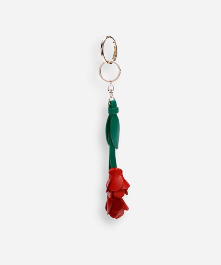 chaveiro bag charm flor colorido UNICO chaveiro bag charm flor colorido UNICO