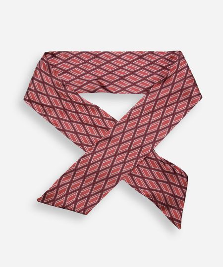 lenço faixa estampado acetinado colorido UNICO