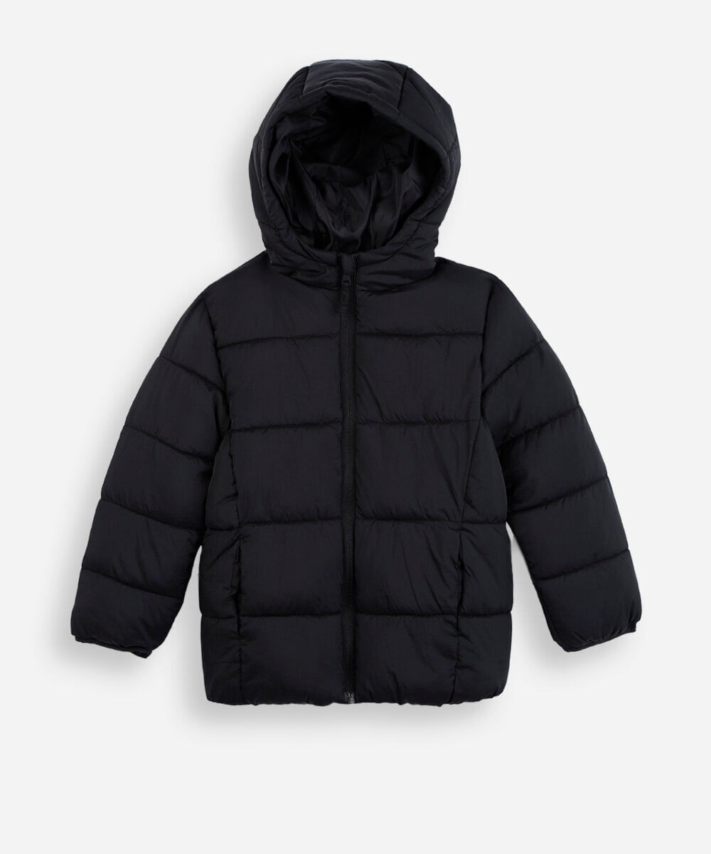 jaqueta bomber infantil preta