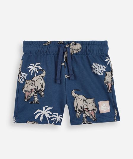 short infantil cós com elástico jurassic park azul 1 short infantil cós com elástico jurassic park azul 1