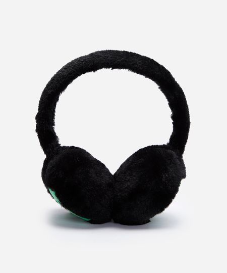 protetor de orelha infantil minecraft preto UNICO