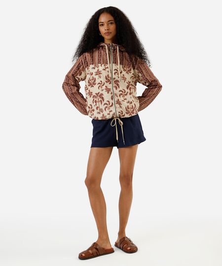 short de alfaiataria feminino com viscose cós elástico azul 38 short de alfaiataria feminino com viscose cós elástico azul 38