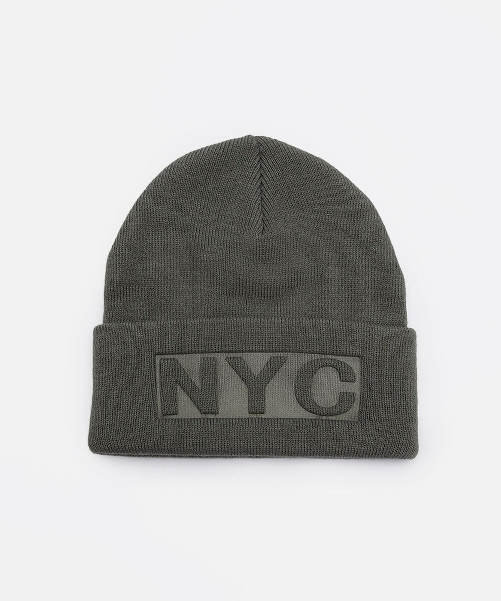 gorro masculino de tricot nyc verde