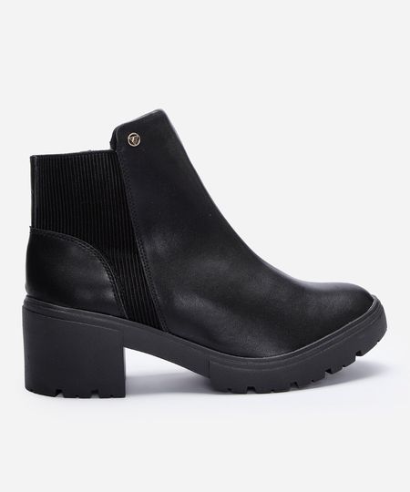 bota chelsea cano curto via uno tratorada preta 34 bota chelsea cano curto via uno tratorada preta 34