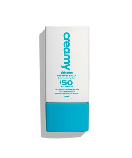 protetor solar creamy watery fluid fps 50 40ml 40 ML
