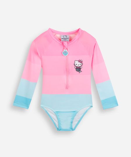 maiô infantil hello kitty listrado colorido 12 maiô infantil hello kitty listrado colorido 12
