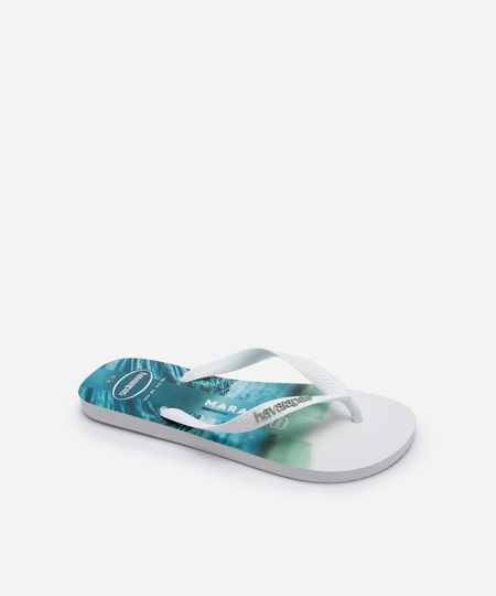 chinelo masculino havaianas surfer branco 39-40