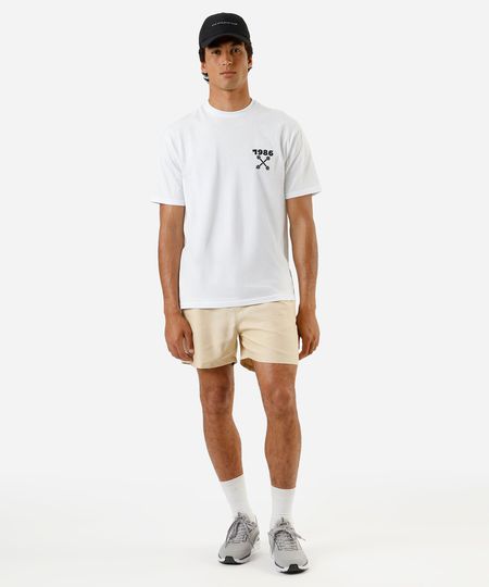 short jogger masculino bege P short jogger masculino bege P