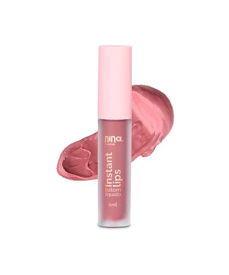 batom líquido nina makeup matte instant lips bride UNICO