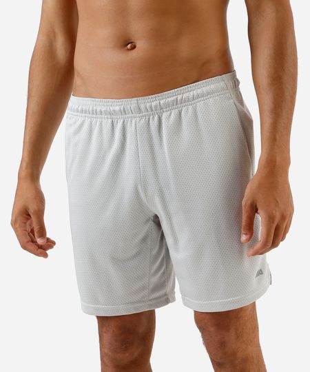 bermuda masculina esportiva ace texturizada cinza GG