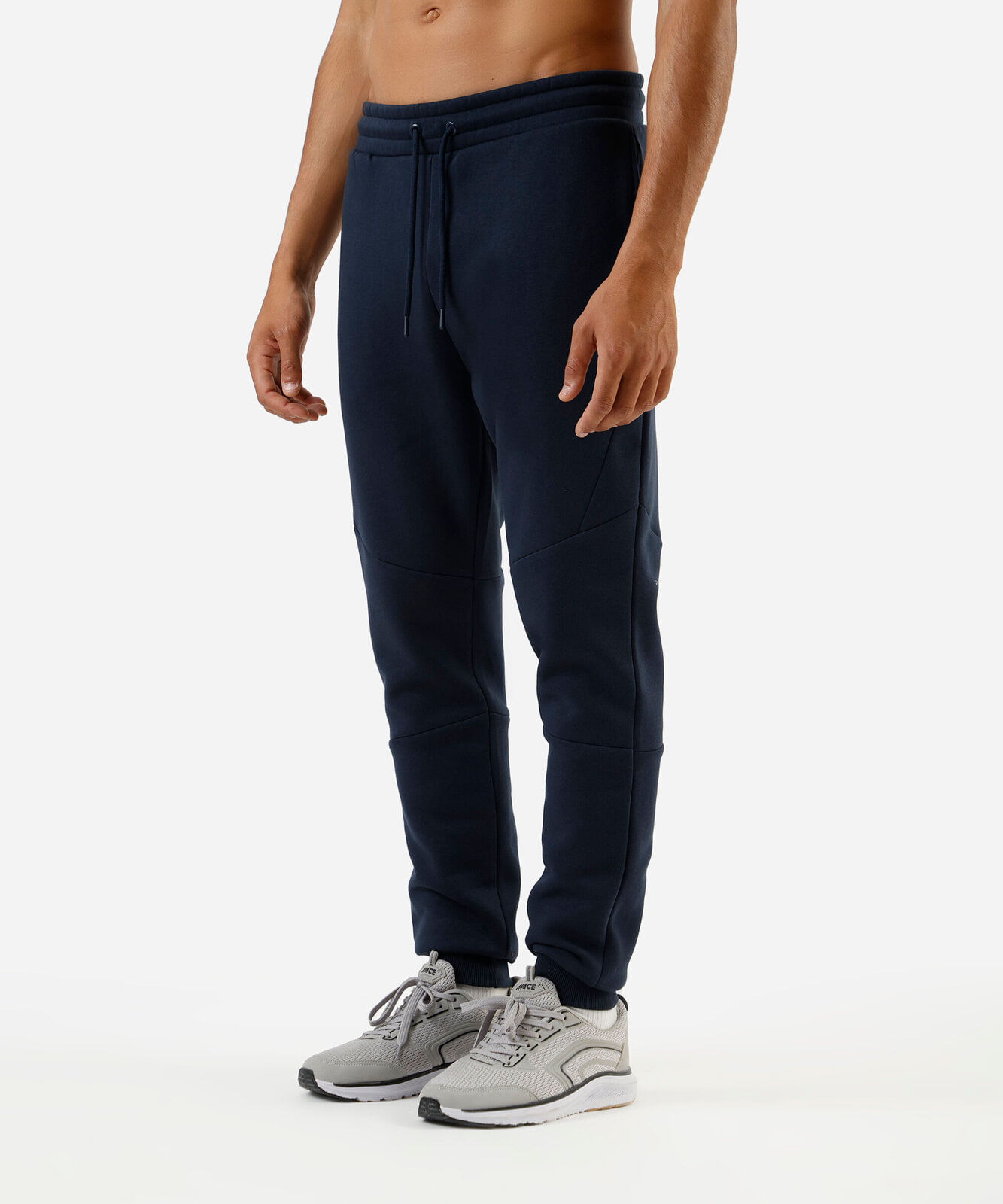 calça jogger masculina de moletom esportiva ace azul