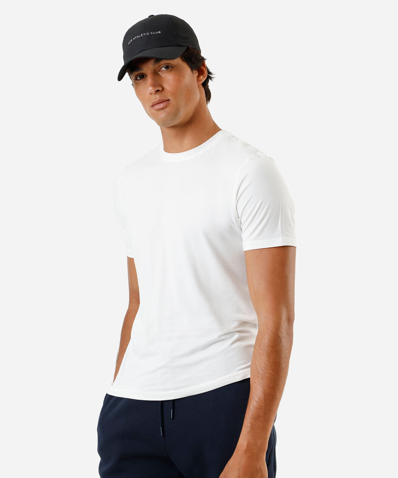 camiseta masculina manga curta branca