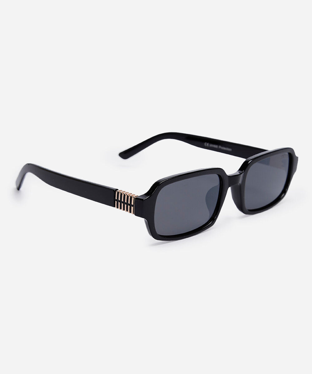 óculos de sol quadrado triton feminino preto