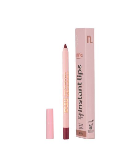 lápis labial nina makeup contorno instant lips princípio UNICO