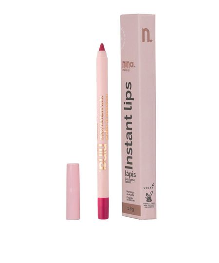 lápis labial nina makeup contorno instant lips infinito UNICO