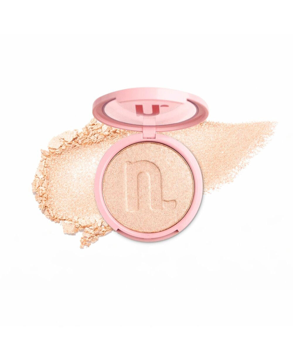 iluminador compacto nina makeup instant glow champagne
