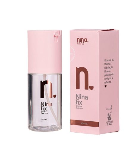 bruma fixadora nina makeup fix 120 ML bruma fixadora nina makeup fix 120 ML