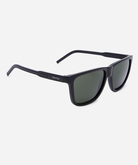 óculos de sol masculino quadrado triton preto UNICO