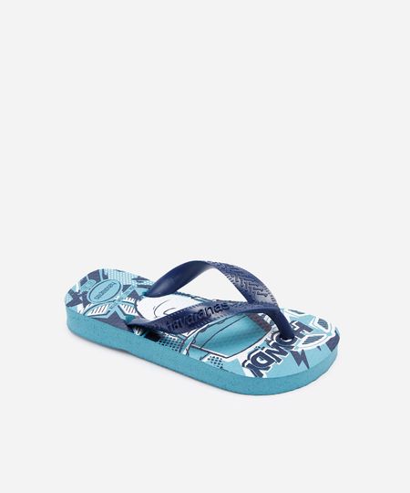 chinelo infantil havaianas toy story azul 23-24