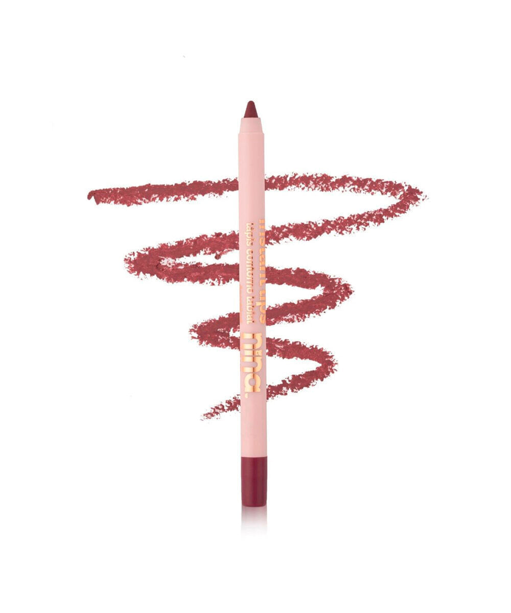 lápis labial nina makeup contorno instant lips princípio