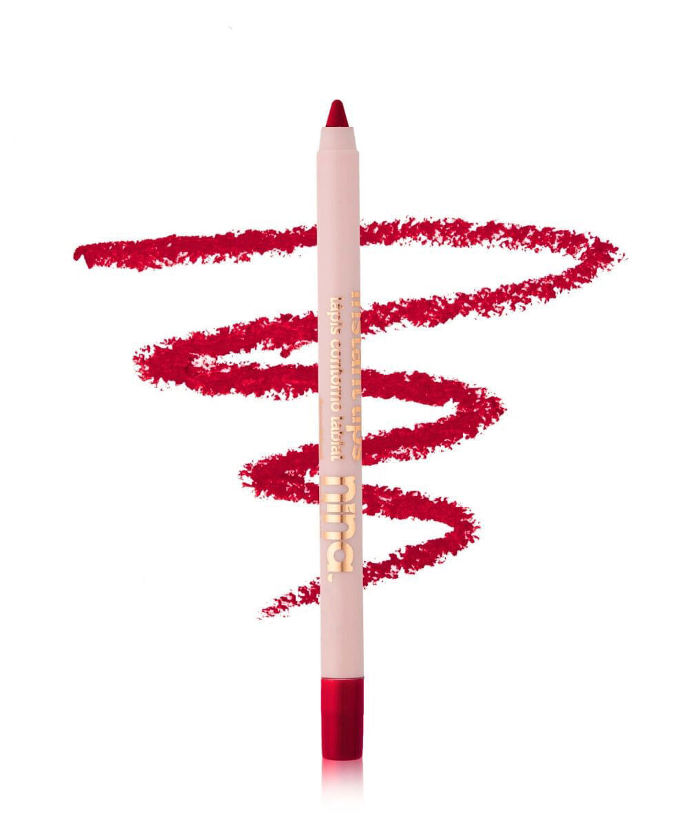 lápis labial nina makeup contorno instant lips rubi