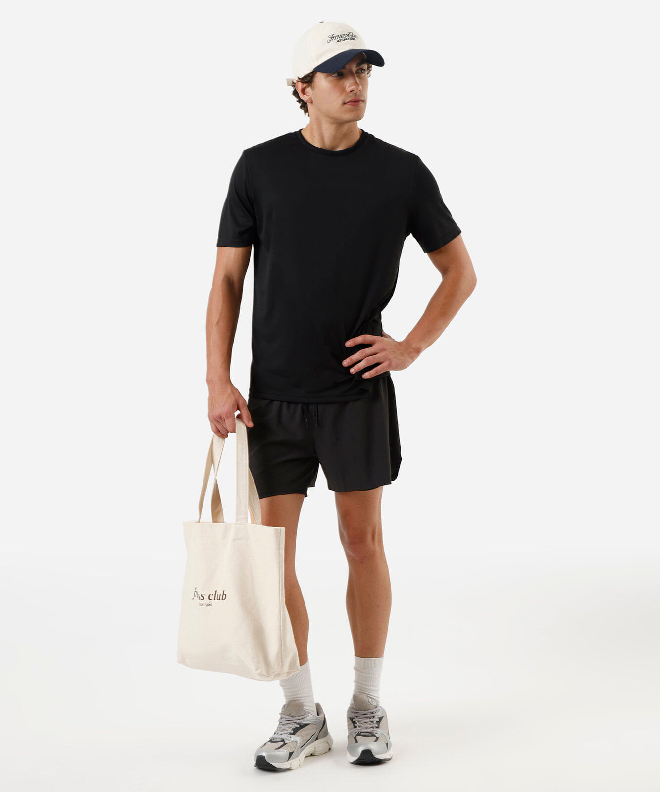 camiseta esportiva masculina preta