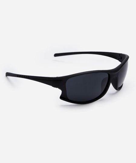 óculos de sol masculino esportivo de acetato preto UNICO