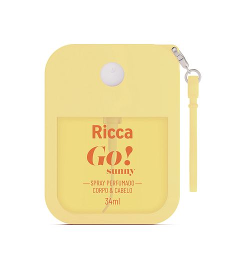 spray perfumado ricca para cabelo e corpo go sunny 34 ML