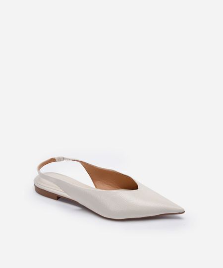 sapatilha bico fino off white 36