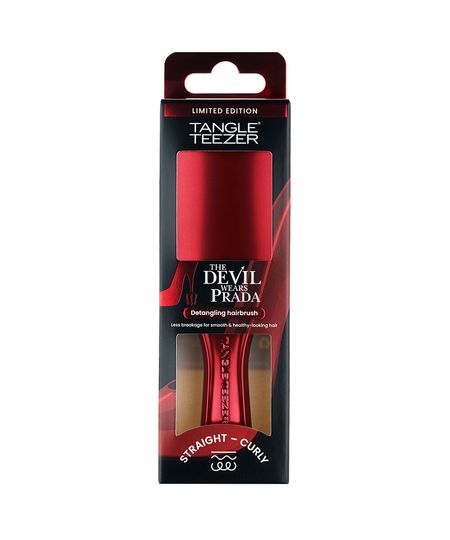 mini escova de cabelo tangle teezer desembaraçadora o diabo veste prada 2 vermelha UNICO