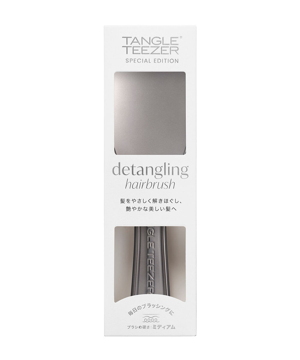 escova de cabelo tangle teezer desembaraçadora the ultimate detangler chrome midnight silver prateada