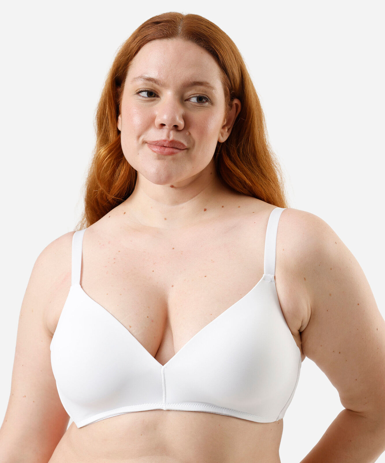 sutiã triângulo feminino plus size off white