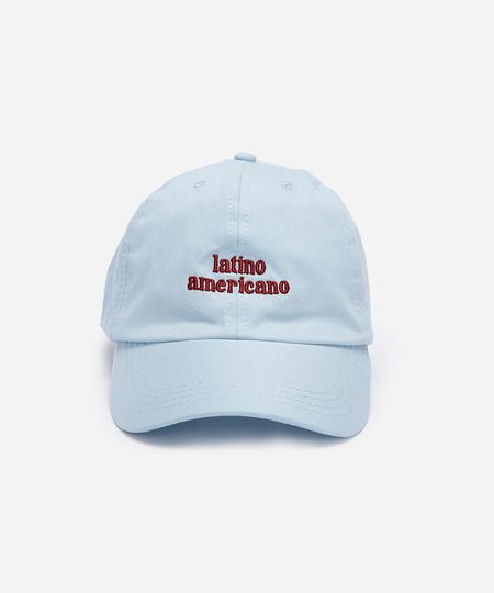 boné aba curva latino americana azul UNICO