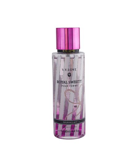 perfume feminino v v love royal sweety pink body mist for woman 250ml 250 ML perfume feminino v v love royal sweety pink body mist for woman 250ml 250 ML