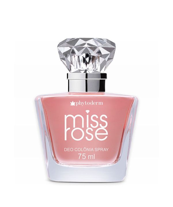 perfume phytoderm miss rose feminino deo colônia 75ml Único
