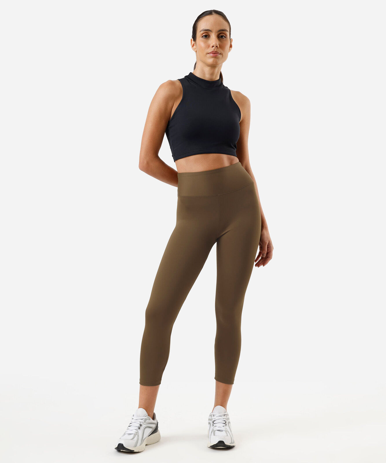 calça legging esportiva cós anatômico