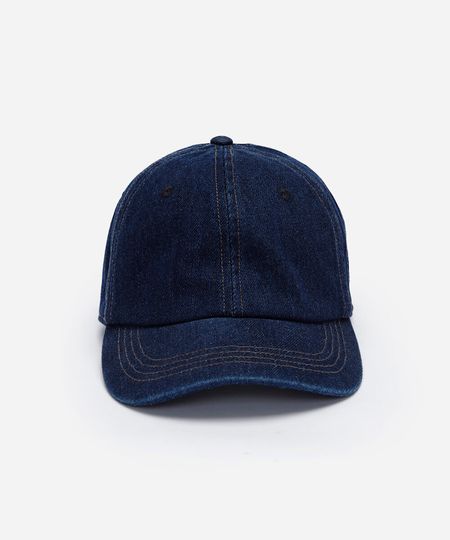 boné feminino aba curva jeans azul UNICO boné feminino aba curva jeans azul UNICO