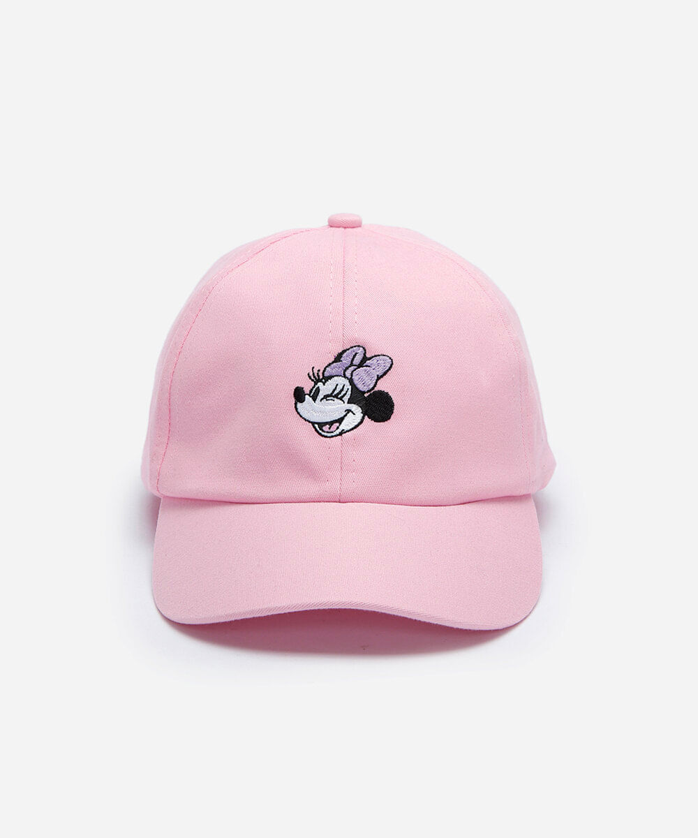 boné kids aba curva de sarja minnie rosa