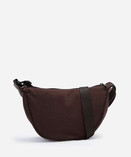 bolsa meia lua marrom UNICO