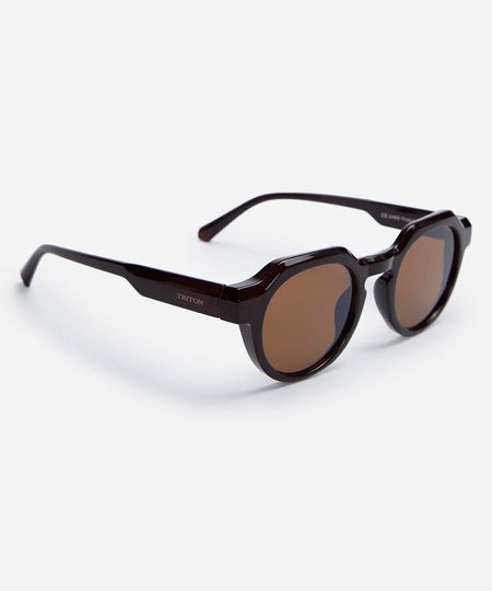 óculos de sol unissex redondo de acetato triton - multicor UNICO óculos de sol unissex redondo de acetato triton - multicor UNICO