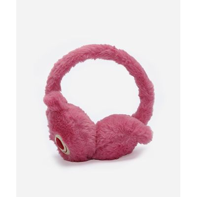 protetor de orelha infantil lotso rosa
