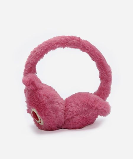 protetor de orelha infantil lotso rosa UNICO