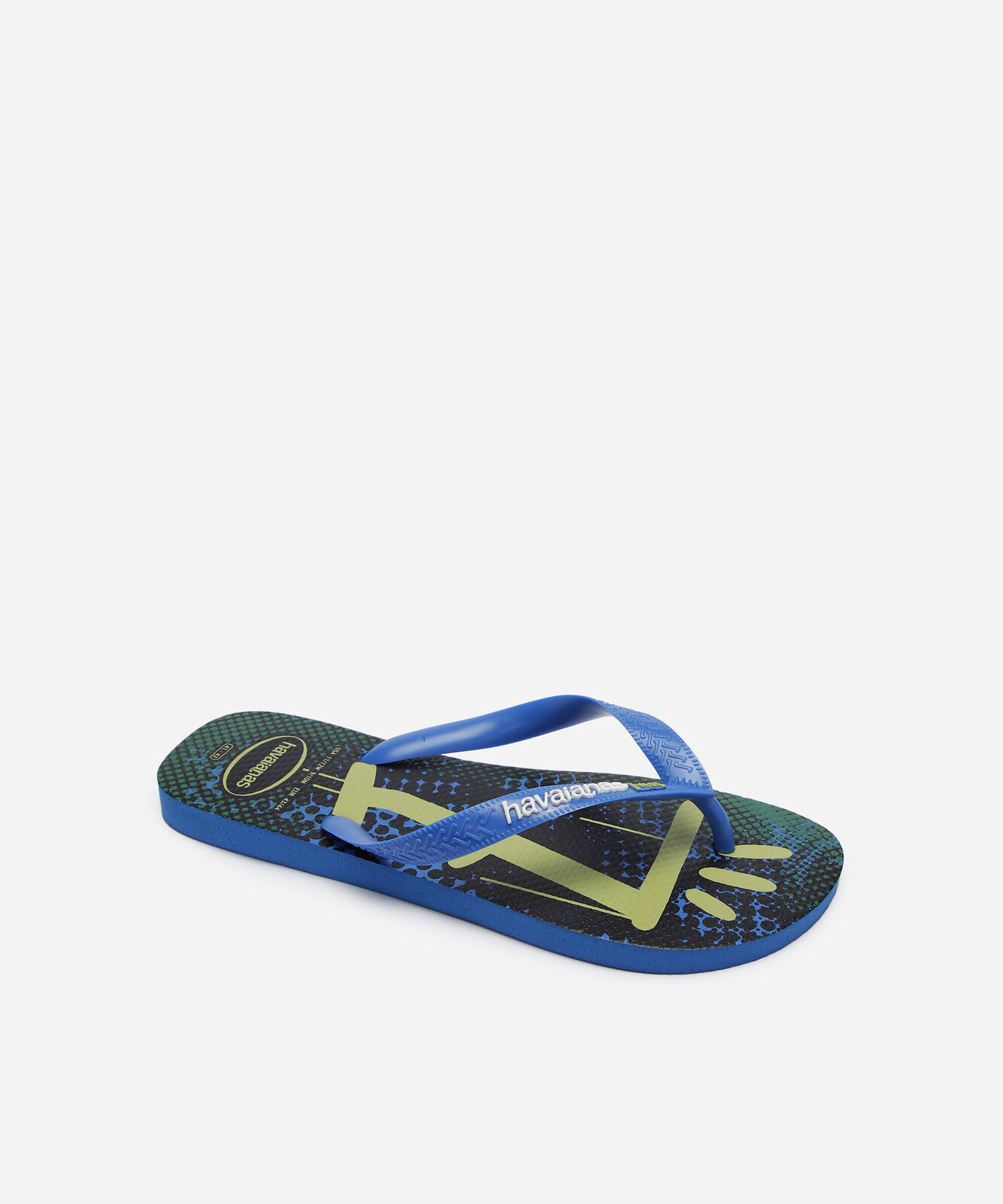 chinelo havaianas vini jr azul