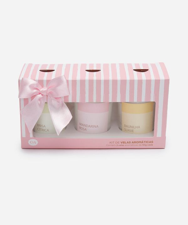 kit de 3 velas aromáticas beleza cea UNICO