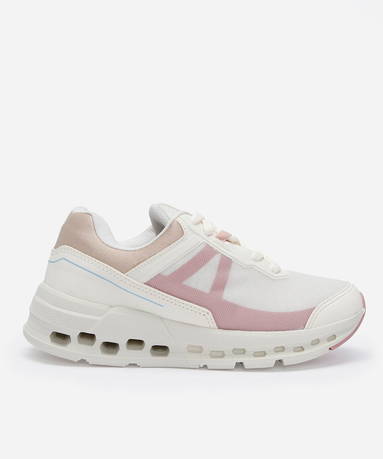 tênis esportivo feminino texturizado bege