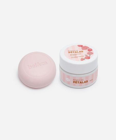 kit banho de pétalas com manteiga de karité e sabonete beleza cea UNICO