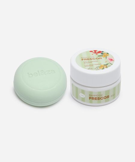 kit banho de frescor com manteiga de karité e sabonete beleza cea UNICO