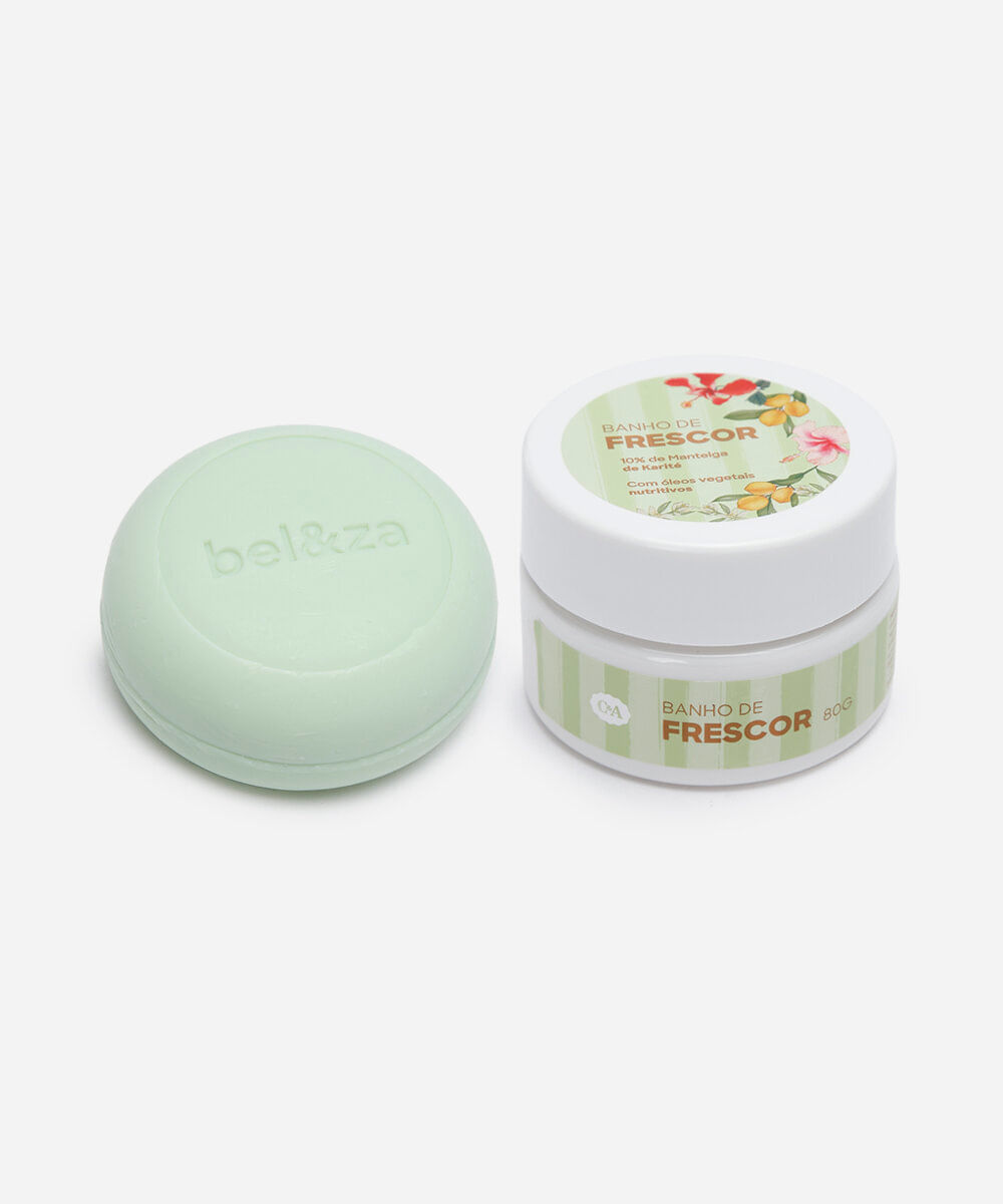 kit banho de frescor com manteiga de karité e sabonete beleza cea