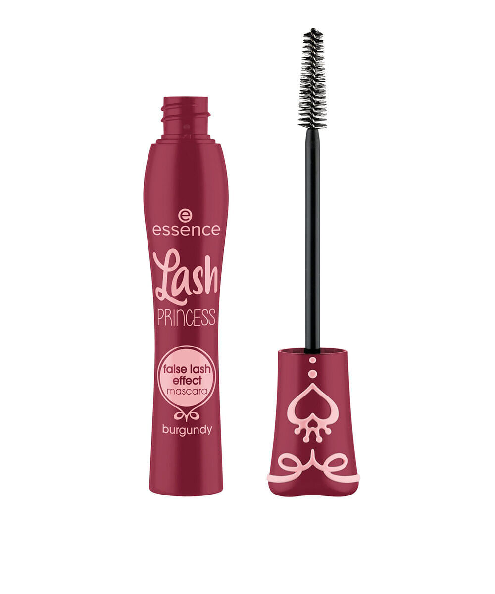 máscara de cílios essence lash princess false lash effect burgundy