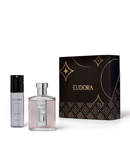 kit eudora presenteável masculino club 6 95ml e 100ml UNICO
